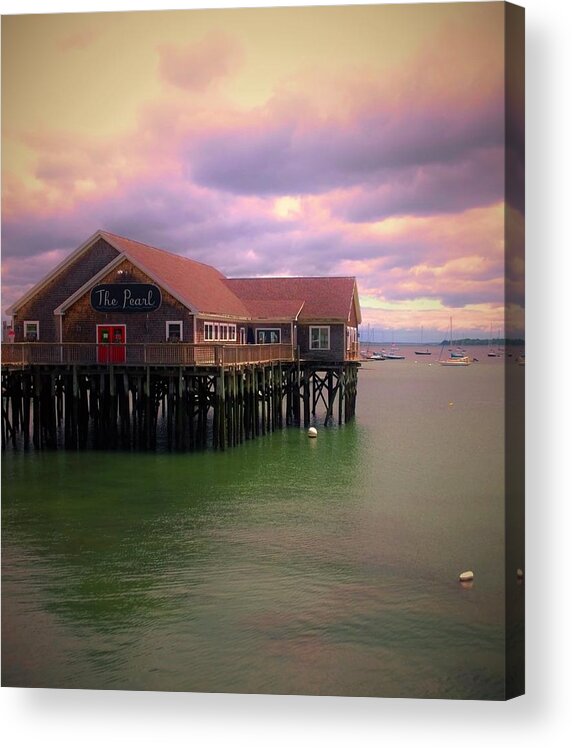 The Pearl Acrylic Print featuring the photograph the Pearl by Lisa Dunn
