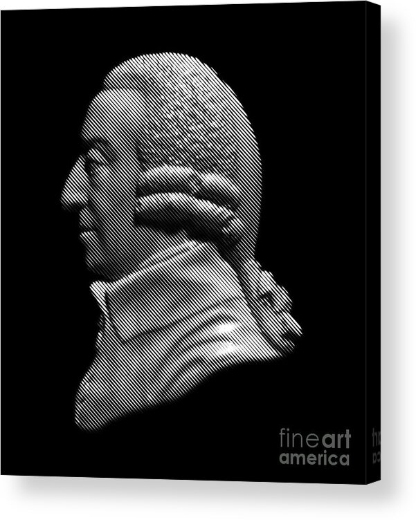 A Pioneer Of Political Economy Acrylic Print featuring the digital art Adam Smith by Cu Biz