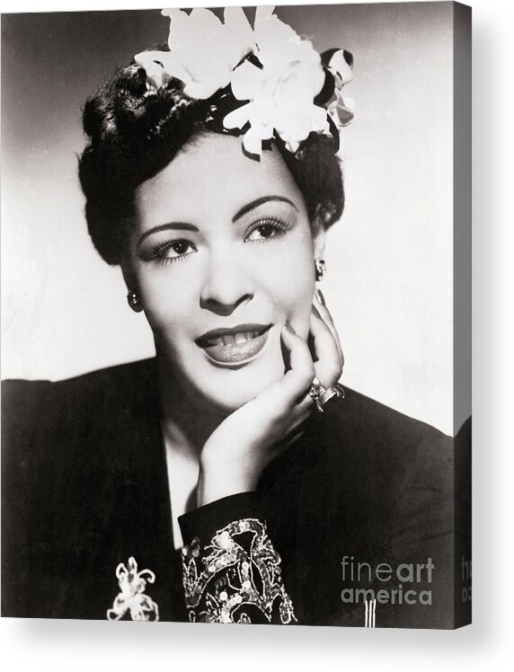 Singer Acrylic Print featuring the photograph Billie Holiday by Bettmann