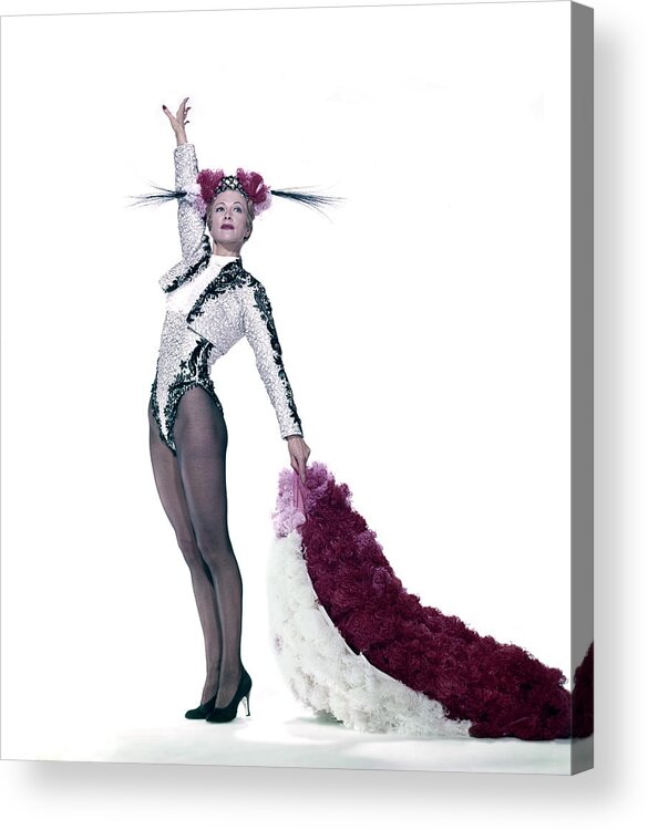 Human Arm Acrylic Print featuring the photograph Eleanor Powell, Matador Dancer by Tom Kelley Archive