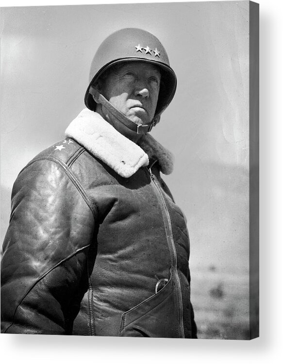 World War Ii Acrylic Print featuring the photograph George S. Jr. Patton by LIFE Picture Collection