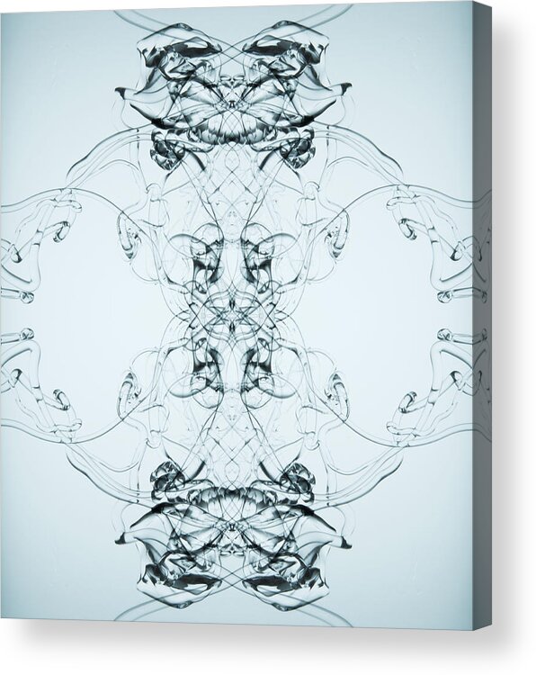 Purity Acrylic Print featuring the photograph Liquid Streams In Pattern by Paul Taylor
