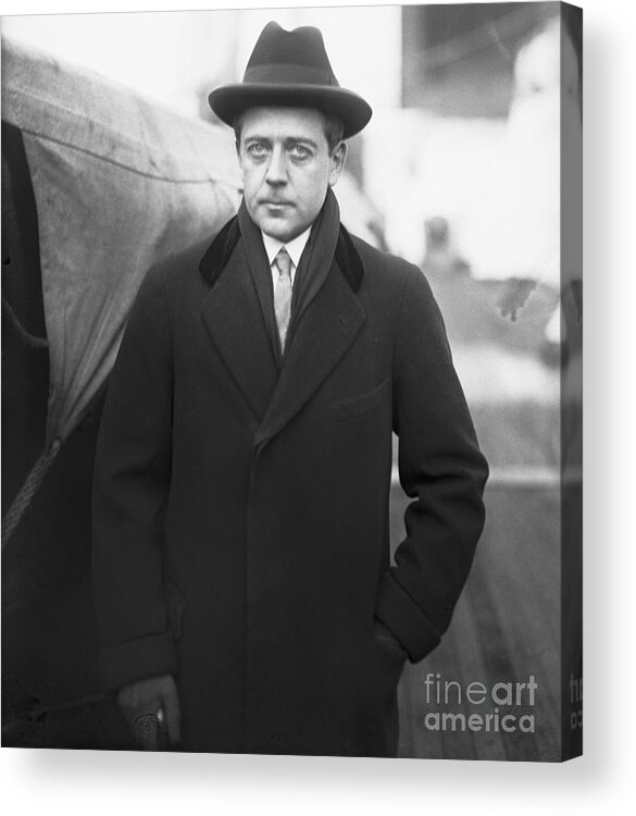 People Acrylic Print featuring the photograph Movie Producer Charles Duell by Bettmann