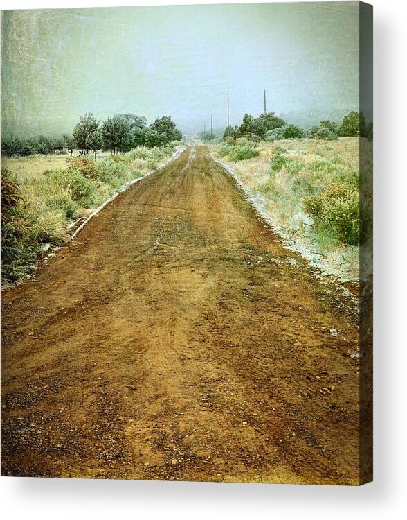 Roads Acrylic Print featuring the photograph Ode To Country Roads by Brad Hodges