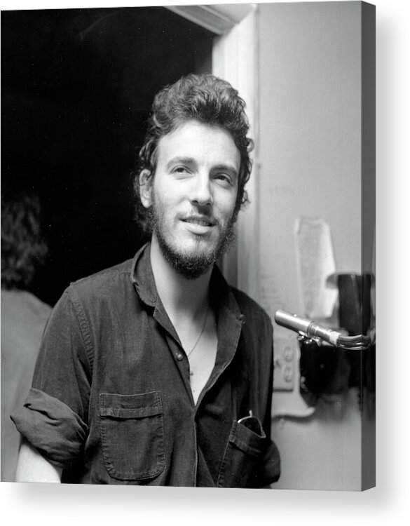 Music Acrylic Print featuring the photograph Photo Of Bruce Springsteen by Michael Ochs Archives