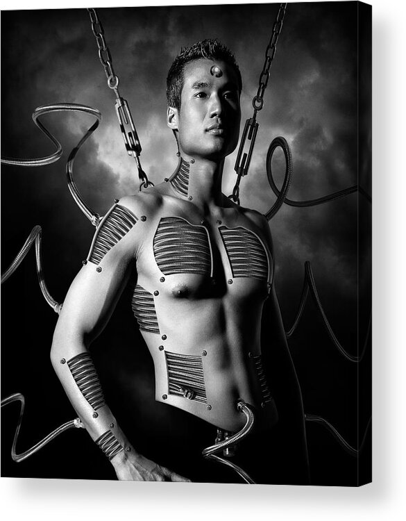Creative Acrylic Print featuring the photograph The Android by Daniel Murphy