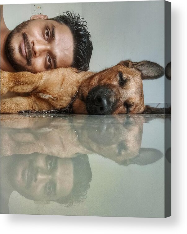 Pet Acrylic Print featuring the photograph The Friendship by Anunay Mistry