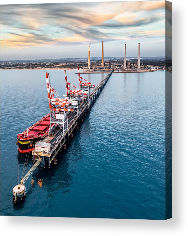 Sea Acrylic Print featuring the photograph The Power Station by Gilad Topaz