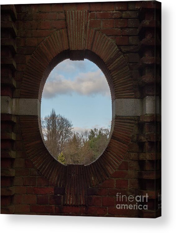 Architectural Acrylic Print featuring the photograph Architectural Aperture by Perry Rodriguez