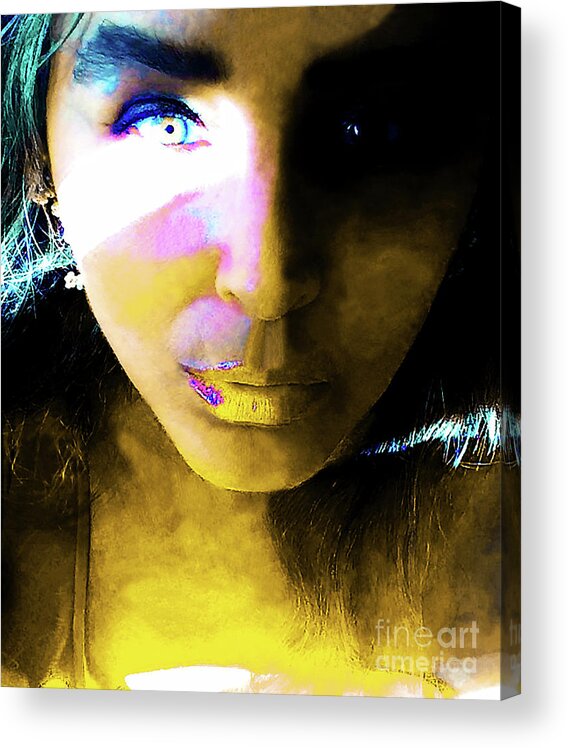  Acrylic Print featuring the digital art Color Me 10 by Cristina Leon