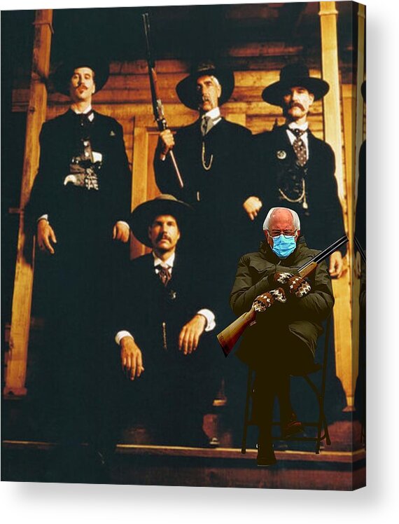 Bernie Acrylic Print featuring the photograph I'm Your HuckleBernie by Lee Darnell