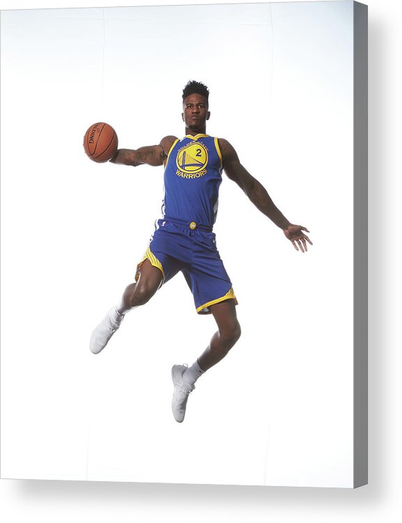 Nba Pro Basketball Acrylic Print featuring the photograph Jordan Bell by Nathaniel S. Butler