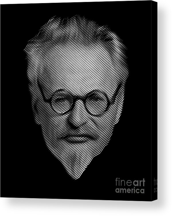 Trotsky Acrylic Print featuring the digital art Leon Trotsky by Cu Biz