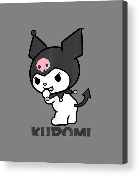 Sanrio Kuromi Backside Lo Acrylic Print by LucaJ Niya - Pixels