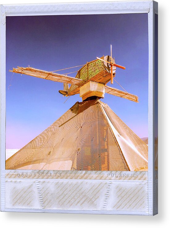 Vintage Polaroid Acrylic Print featuring the photograph Cargo Cult by Dominic Piperata