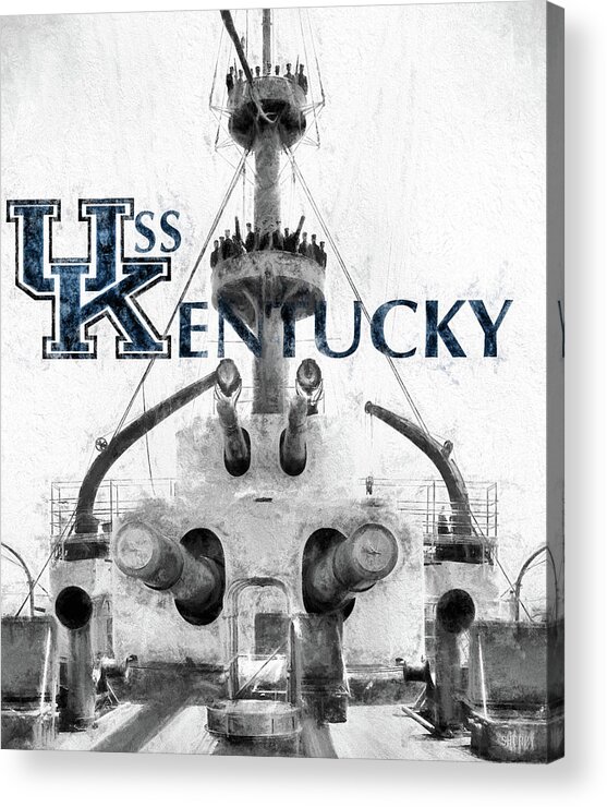 Uss Kentucky Acrylic Print featuring the photograph USS Kentucky by JC Findley