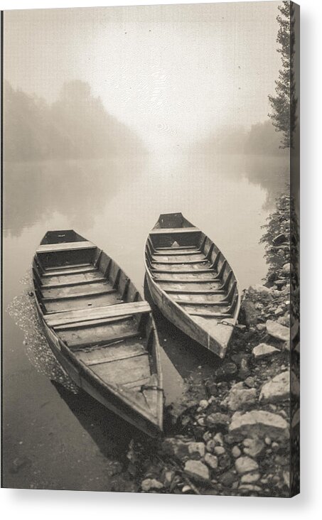 France Acrylic Print featuring the photograph Beynac Boats by Matthew Pace