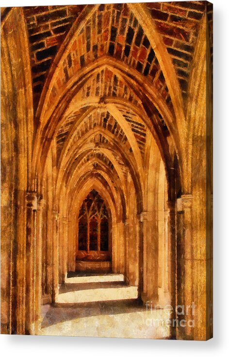 Duke University Acrylic Print featuring the photograph Duke Chapel by Betsy Foster Breen