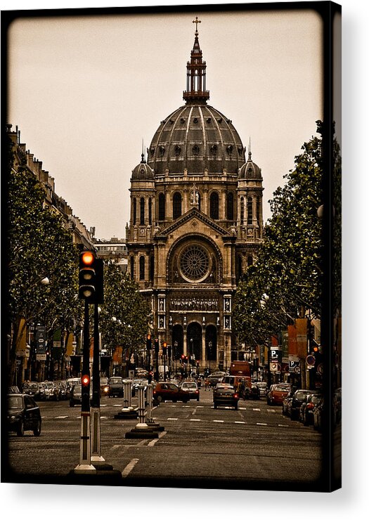 Paris Acrylic Print featuring the photograph Paris, France - St. Etienne by Mark Forte