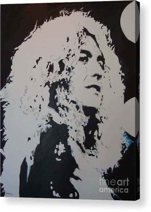 Led Zeppelin Acrylic Print featuring the painting Tangerine #2 by Stuart Engel