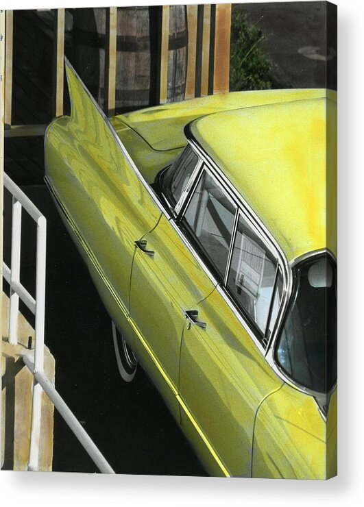 Cadillac Acrylic Print featuring the photograph 1960 Cadillac by Jim Mathis