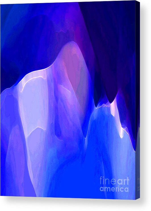 Abstract Acrylic Print featuring the photograph An Iceberg With Personality by Terril Heilman