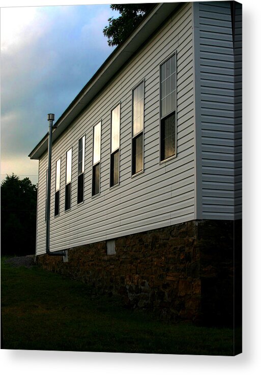 Church Acrylic Print featuring the photograph Blackburn Church Sunset by Curtis J Neeley Jr