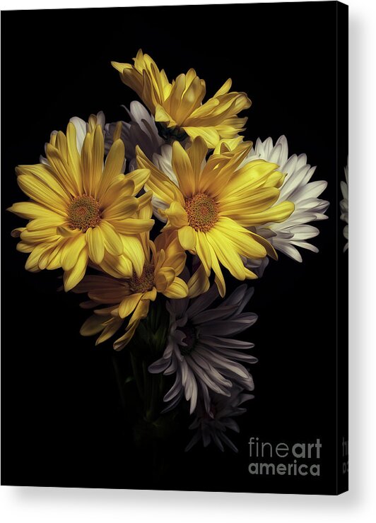 Floral Acrylic Print featuring the photograph Floral Cross by Tim Wemple