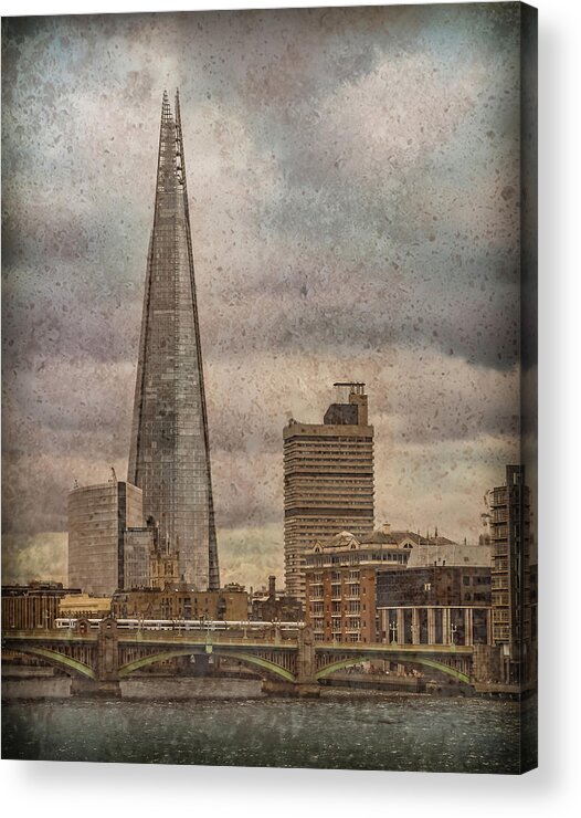 England Acrylic Print featuring the photograph London, England - The Shard by Mark Forte