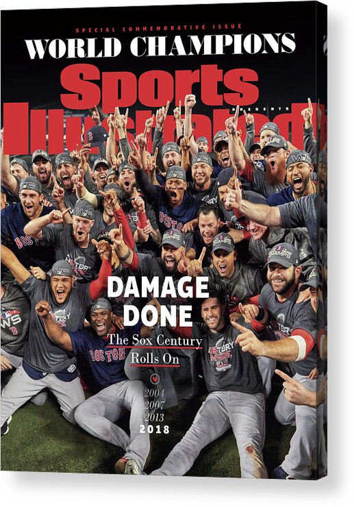 Championship Acrylic Print featuring the photograph Boston Red Sox, 2018 World Series Champions Sports Illustrated Cover by Sports Illustrated