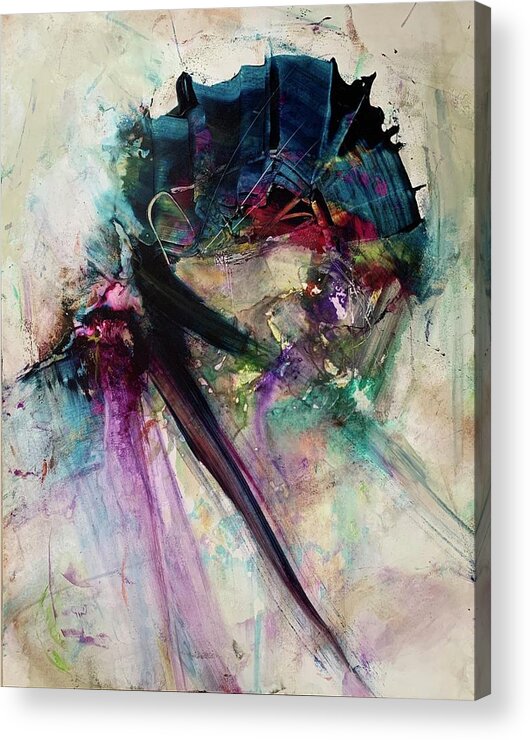 Abstract Art Acrylic Print featuring the painting The Reckoning Sought Thereafter by Rodney Frederickson