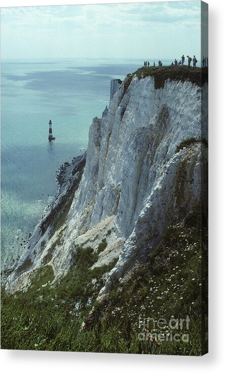 Beachy Head Acrylic Print featuring the photograph Beachy Head - Sussex - England by Phil Banks