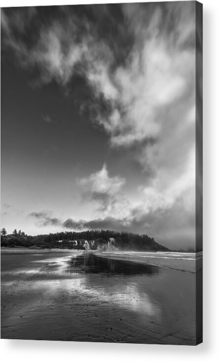Art Acrylic Print featuring the photograph Down the Beach by Jon Glaser