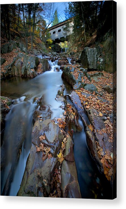 Rock Acrylic Print featuring the photograph Narrows by Ed Boudreau