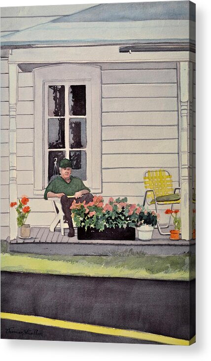 Country Life Acrylic Print featuring the painting Still Life with Human by Thomas Stratton