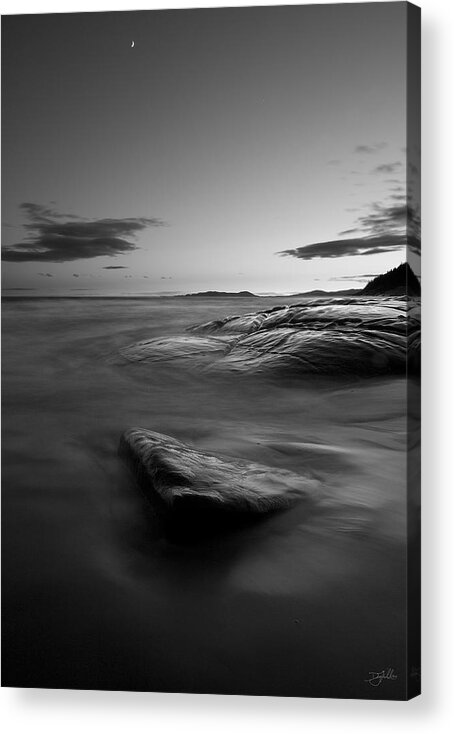 Lake Superior Acrylic Print featuring the photograph Superior Crescent  by Doug Gibbons