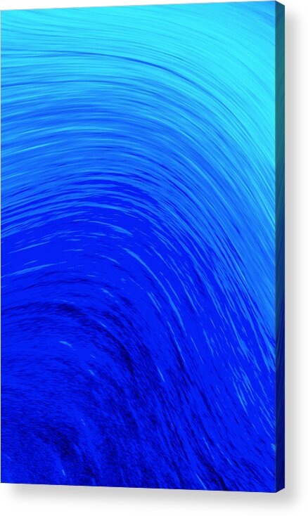 Wave Acrylic Print featuring the mixed media The Wave by Kellice Swaggerty