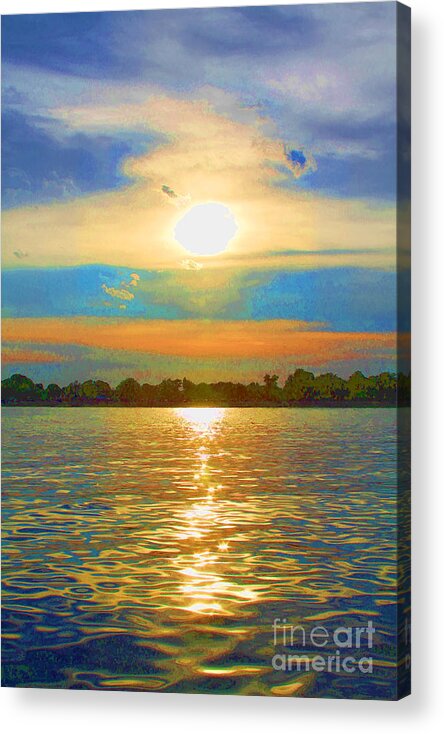 Seascape Acrylic Print featuring the photograph Mother Nature's Daily Show by Xine Segalas