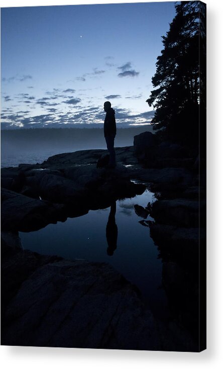 Reflection Acrylic Print featuring the photograph My Reflection by Sara Hudock