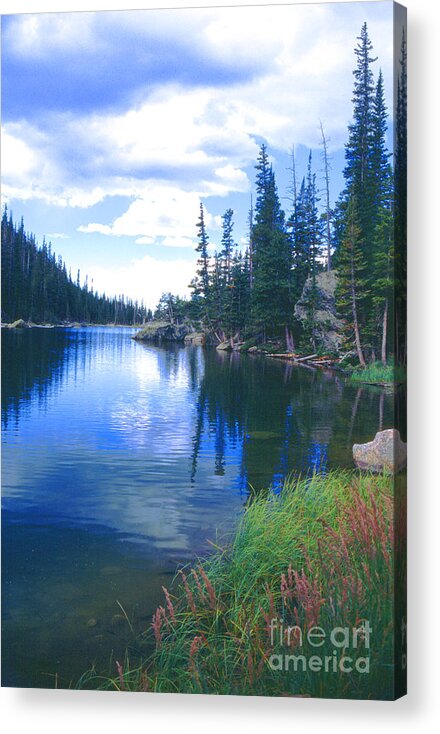 Colorado Acrylic Print featuring the photograph Colorado Lake by Rex E Ater