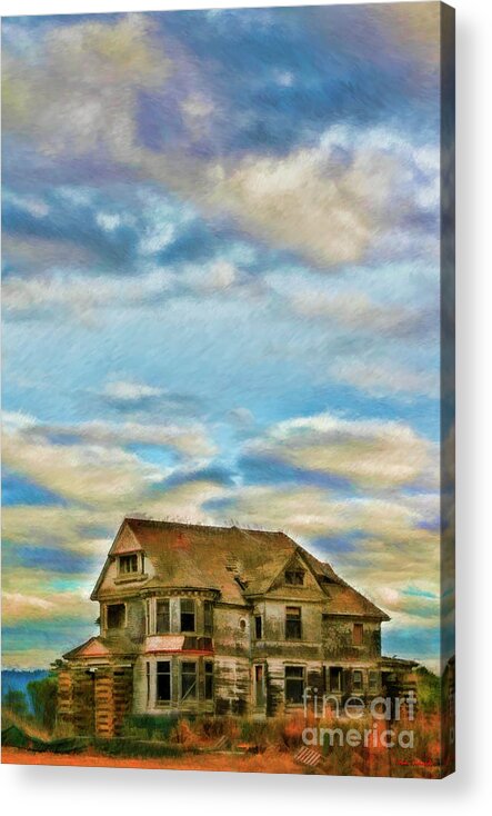  Acrylic Print featuring the photograph Highway One Old Abandoned House by Blake Richards