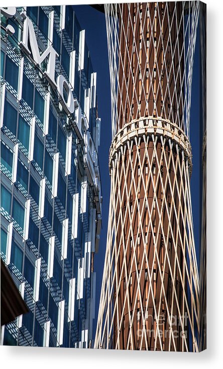 Jp Morgan Acrylic Print featuring the photograph JP Morgan and Sydney Tower by Sheila Smart Fine Art Photography