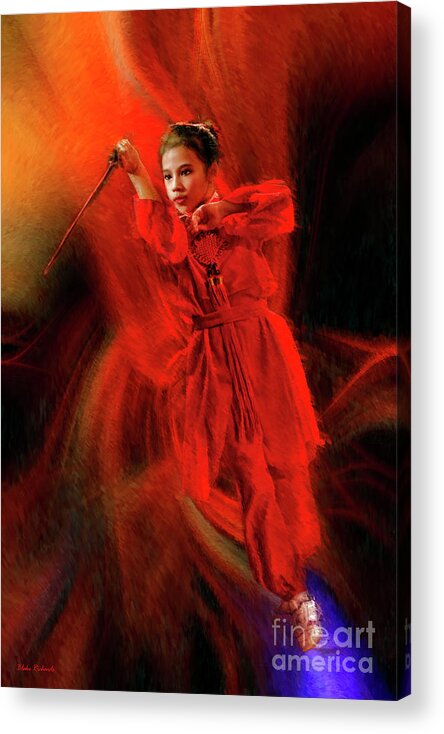 Michelle Ahl Acrylic Print featuring the photograph Michelle Ahl To The Rescue by Blake Richards