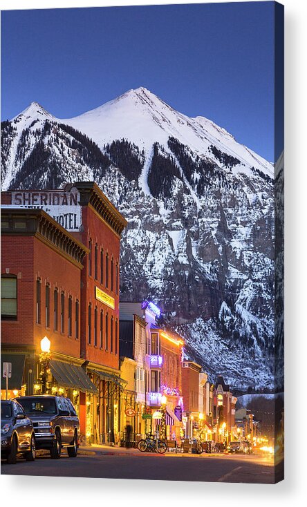 Telluride Acrylic Print featuring the photograph Telluride Main Street 2 by Whit Richardson