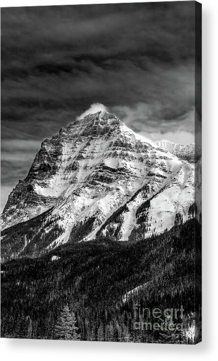Mountain Acrylic Print featuring the photograph Top Hat by David Hillier