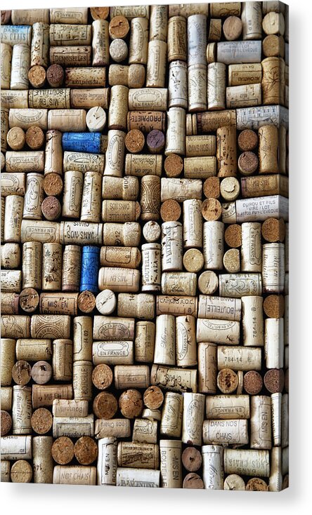 Wine Corks Acrylic Print featuring the photograph Wine Corks by Georgia Clare