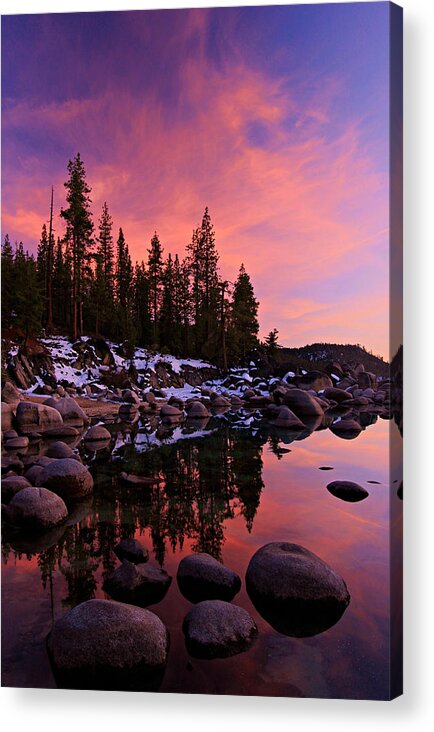 Lake Tahoe Acrylic Print featuring the photograph Winter Is Coming by Sean Sarsfield