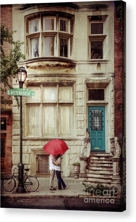 Rittenhouse Acrylic Print featuring the photograph Love on the Square by Stacey Granger