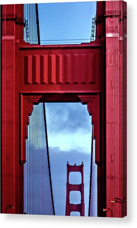 Golden Gate Bridge Acrylic Print featuring the photograph Big Red by Az Jackson