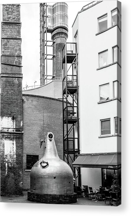 Jameson Distillery Acrylic Print featuring the photograph Outside the Jameson Distillery by Georgia Clare